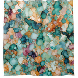 Alkohol Bläck Mönster Colorful Pastel