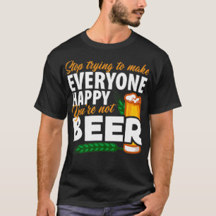 Alkohol Du är inte rolig som öl Män Kvinnor presen T Shirt