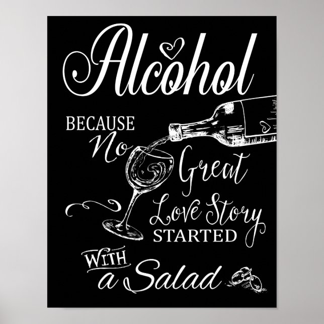 Alkohol eftersom det inte finns någon underbar art poster (Framsidan)