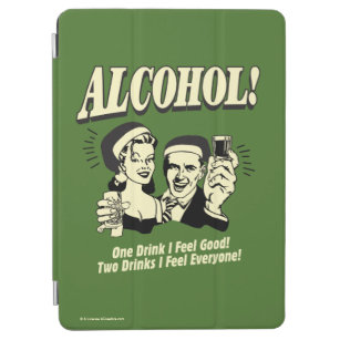 Alkohol: En drink mig känselförnimmelsebra iPad Air Skydd
