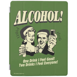 Alkohol: En drink mig känselförnimmelsebra iPad Skydd