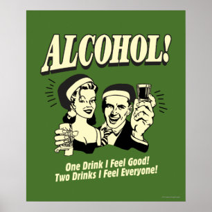 Alkohol: en dryck jag känner Bra Poster