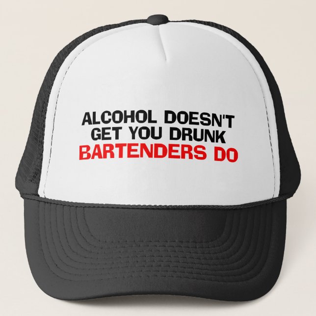 Alkohol får dig inte att skrubba truckerkeps (Framsida)
