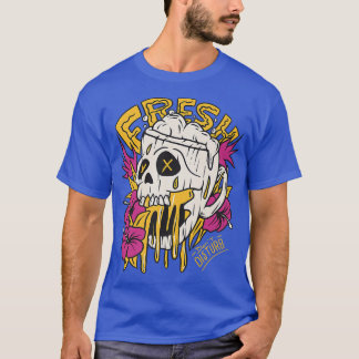 Alkohol, färskt skelett t shirt