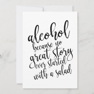Alkohol För Att Ingen Bra Historia Prisvärd Skylt