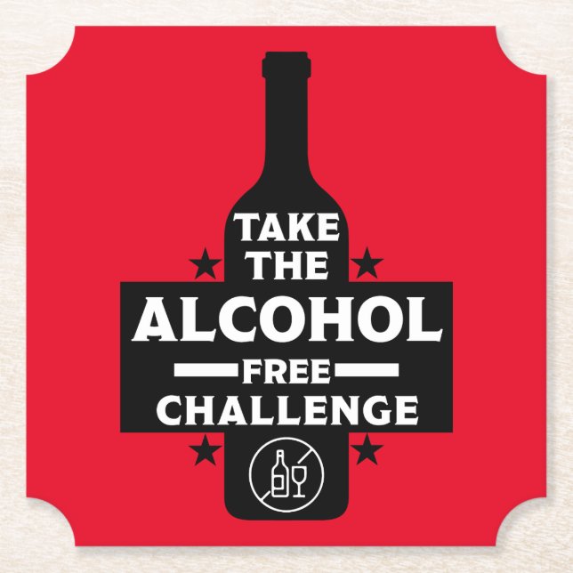 Alkohol fri och nykter underlägg papper (Framsida)