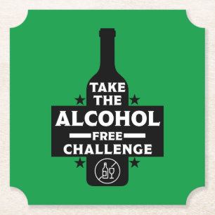 Alkohol Fri Och Nyktra Underlägg Papper