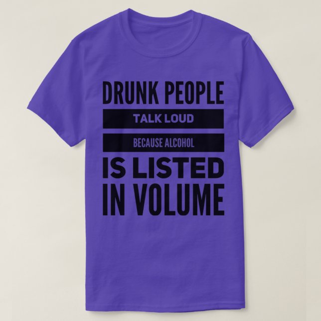 Alkohol i volym t shirt (Design framsida)