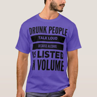 Alkohol i volym t shirt