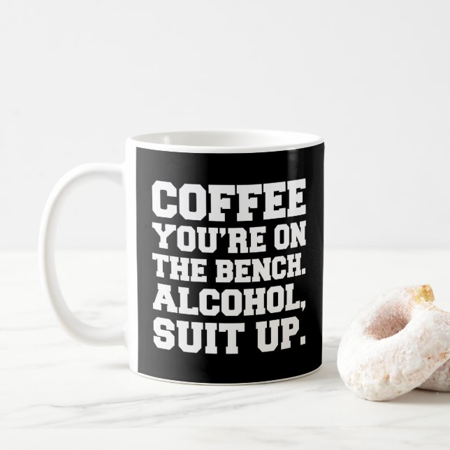 Alkohol, Kostym Up-citat Kaffemugg (Med munk)
