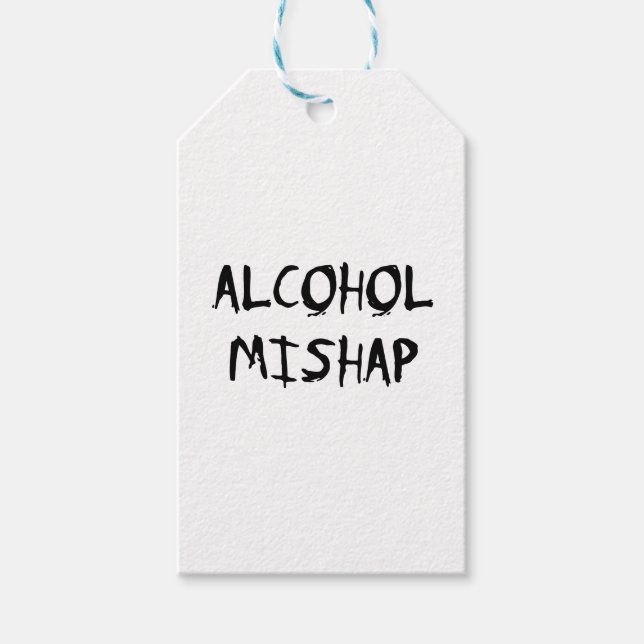Alkohol Mishap Presentetikett (Framsidan)