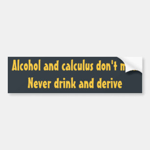 Alkohol och calculusen gör inte bildekal