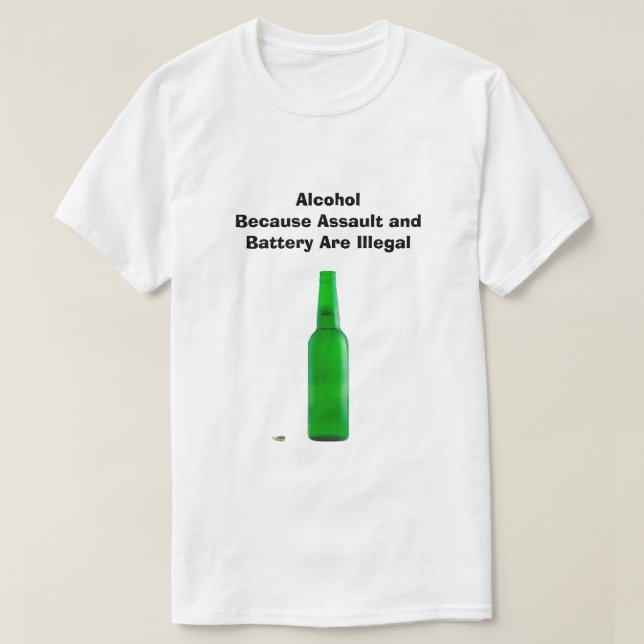 Alkohol T-Shirt (Design framsida)