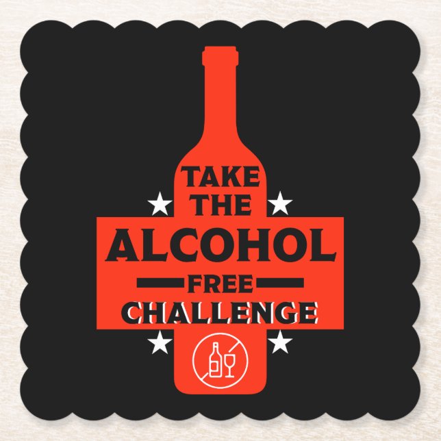 Alkoholfri och soberfärgad underlägg papper (Framsida)