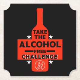 Alkoholfri och soberfärgad underlägg papper