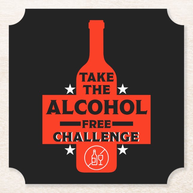 Alkoholfri och soberfärgad underlägg papper (Framsida)