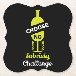 Alkoholfri teotal-support utan alkohol underlägg papper