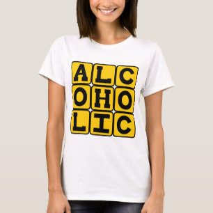 Alkoholist, alkoholälskare t-shirt
