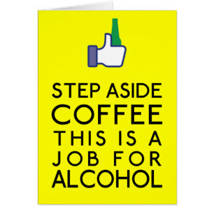 Alkoholist Hälsningskort