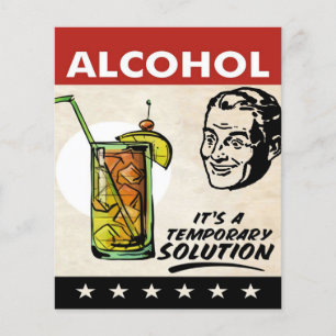 ALKOHOLLÖSNING MAN FLYGBLAD