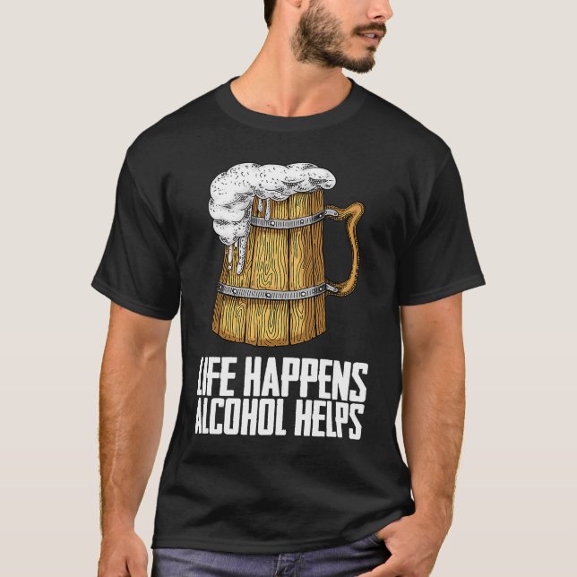 Alkoholöl Öl 10 T Shirt (Framsida)