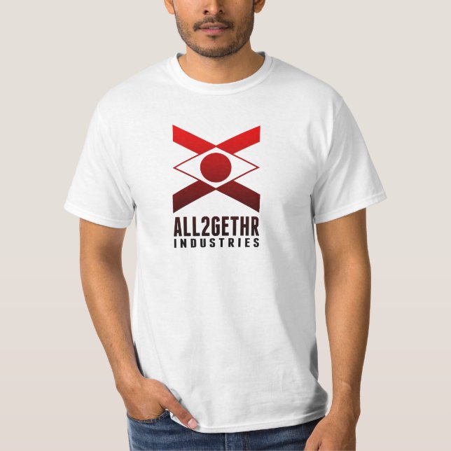 All2gethr-branscher brännmärker tshirten tee shirt (Framsida)