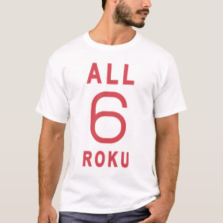 ALL 6 ROKU Tシャツ TEE SHIRT