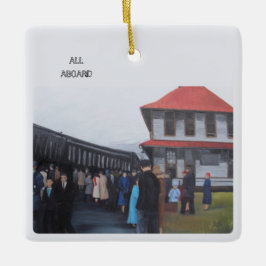 All Aboard-ornament Julgransprydnad Keramik