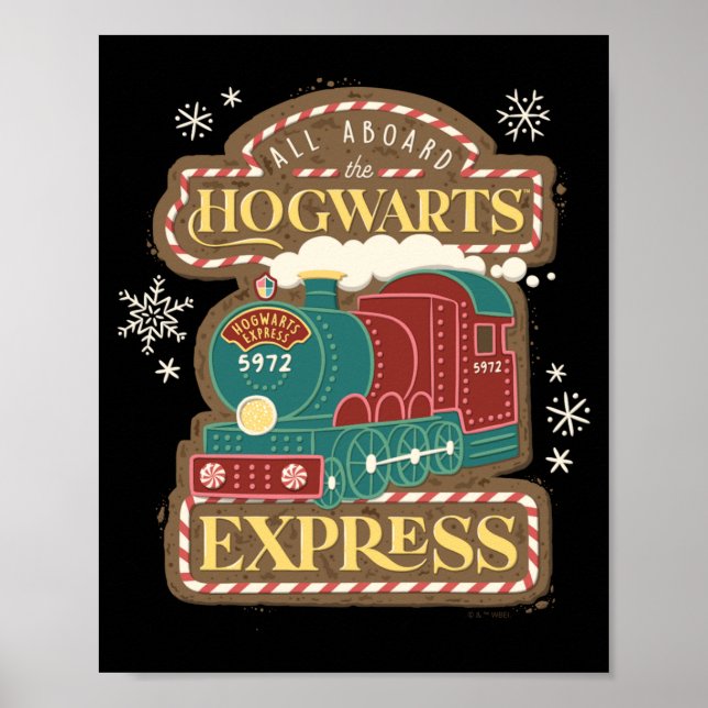 All Aboard The Express Christmas Cookie  Poster (Framsidan)