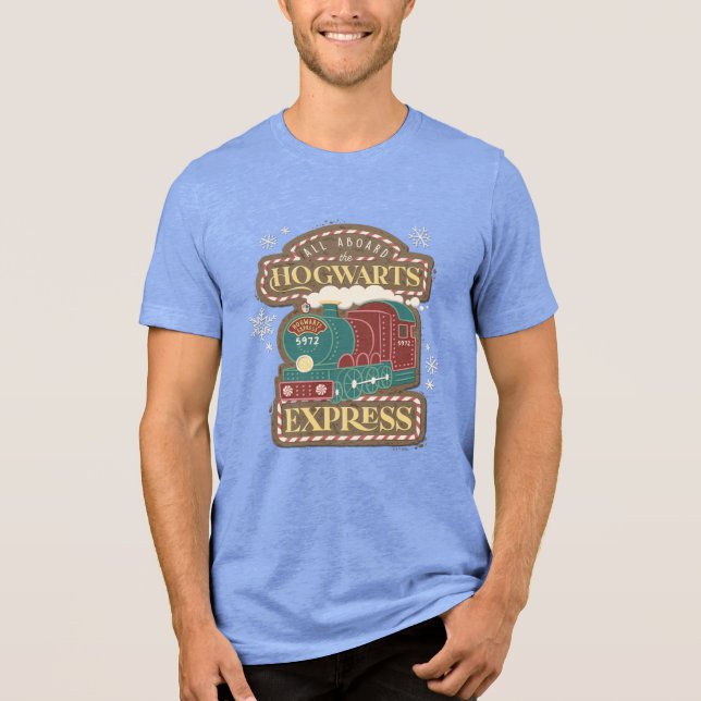 All Aboard the HOGWARTS™ Express Christmas Cookie T Shirt (Framsida)