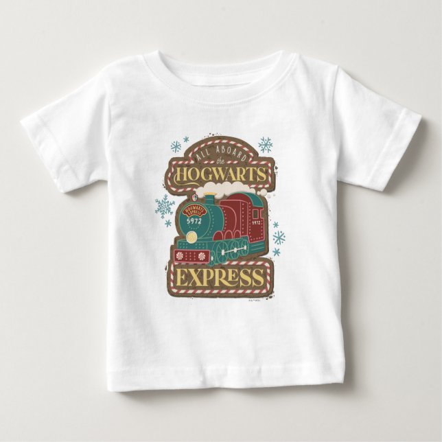 All Aboard the HOGWARTS™ Express Christmas Cookie T Shirt (Framsida)
