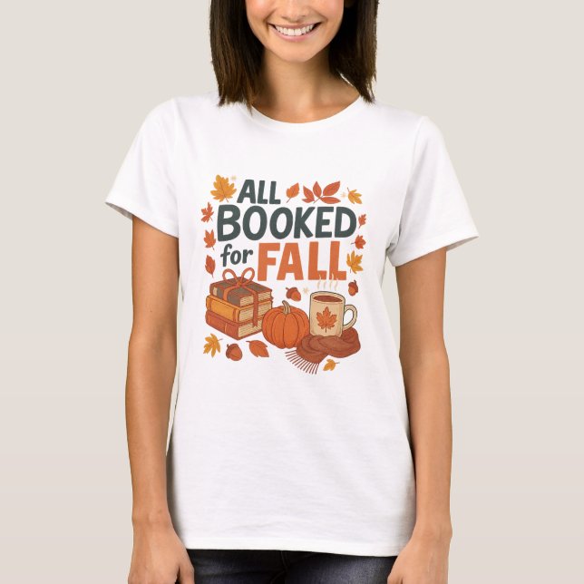 All about books｜Autumn reads｜Fall reading png｜Fall T Shirt (Framsida)