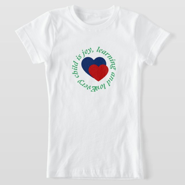 all about love t shirt (Laydown)