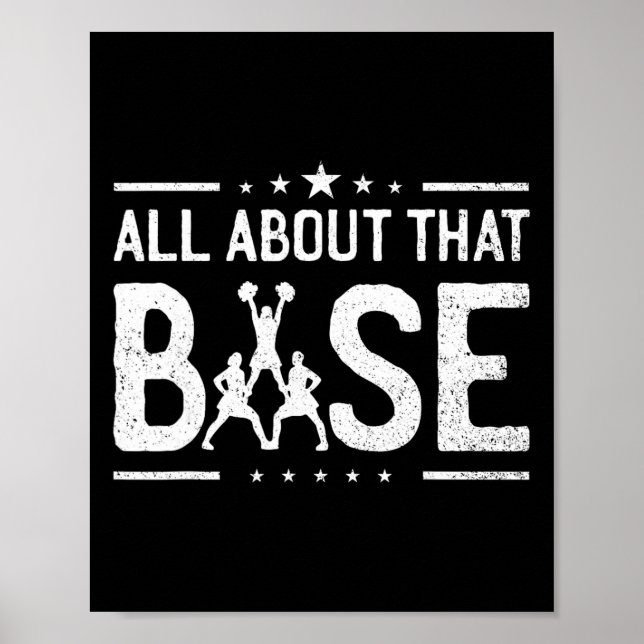 All About That Se Cheerleading Cheerleader Cheer C Poster (Framsidan)