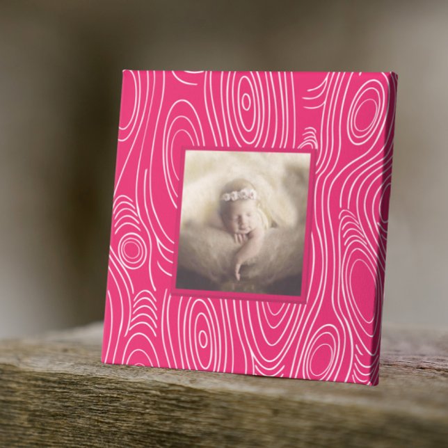 All Abstrakt i Färg Rustic Wood Grain Modern Art Canvastryck (Skapare uppladdad)