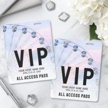 All Access Pass Event VIP