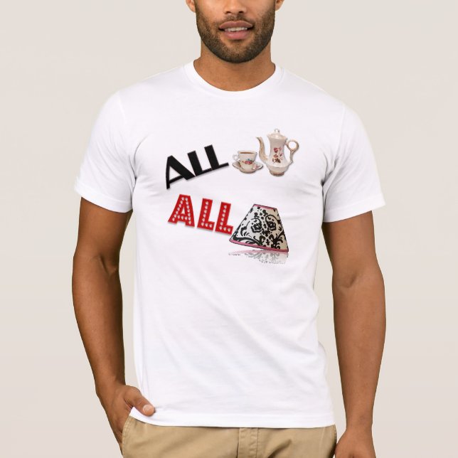 All all T skuggar T-shirt (Framsida)