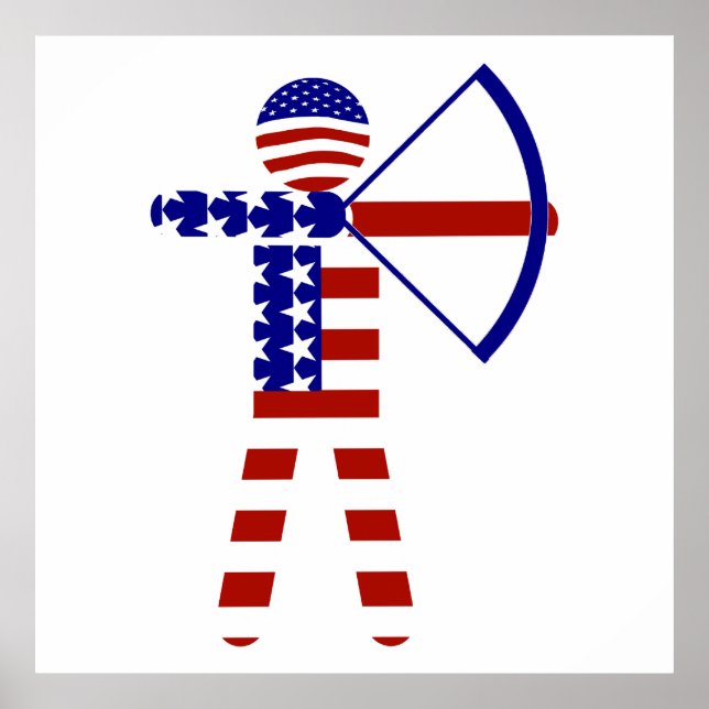 All-American Archer/Archery Poster (Framsidan)
