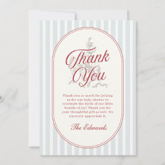 All American Baby Juli Fourth 4:e Baby Shower Tack Kort