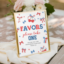 All American Bows Favors Tack för Tecken 8x10