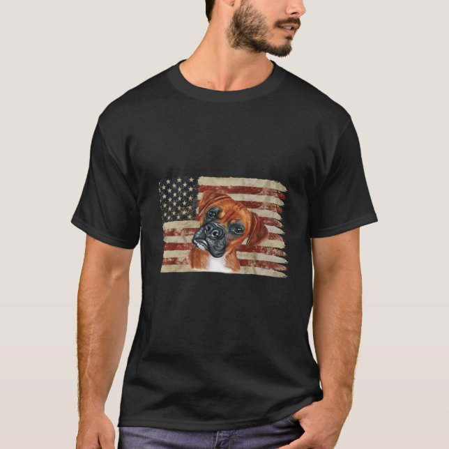 All American Boxer T Shirt (Framsida)