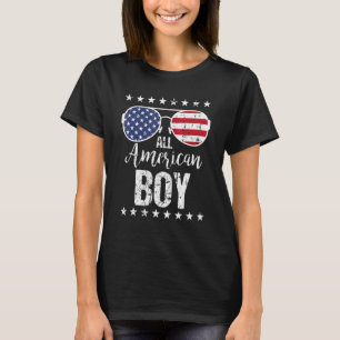 All American Boy 4th Of July Solglasögon Pojkar Ba T Shirt