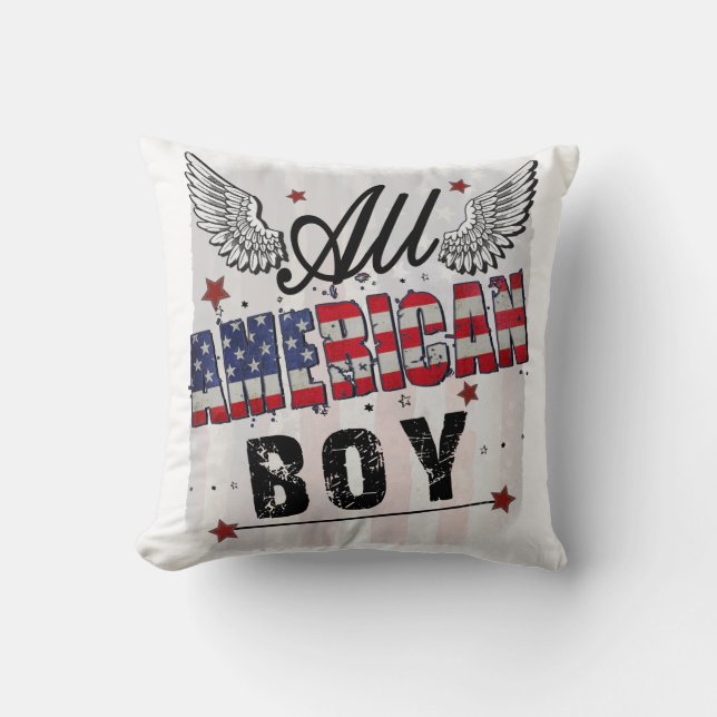 All American Boy Kudde (Framsida)