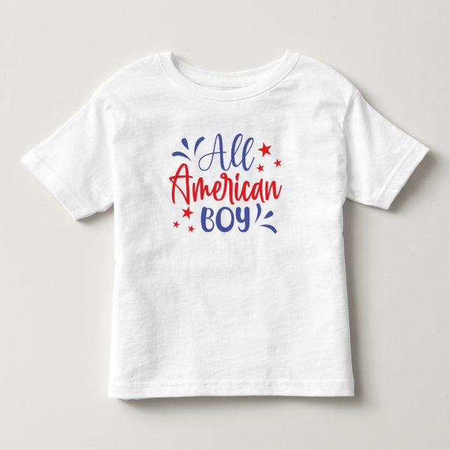 All American Boy T Shirt (Framsida)