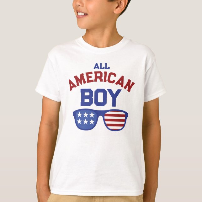 All American Boy T Shirt (Framsida)