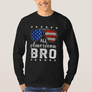 All American Bro 4:e juli-familjen Manar Matching  T Shirt