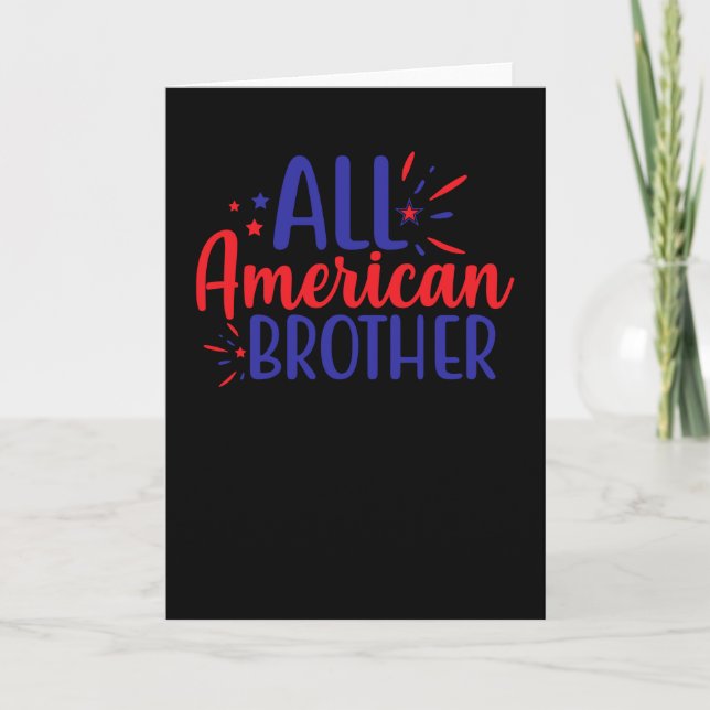 All American Brother Kort (Framsida)