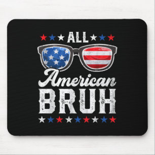 All American Bruh 4:e Juli Pojkar Patriotisk Usa T Musmatta