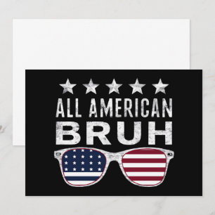 All American Bruh Solglasögon Roligt 4 juli  Inbjudningar