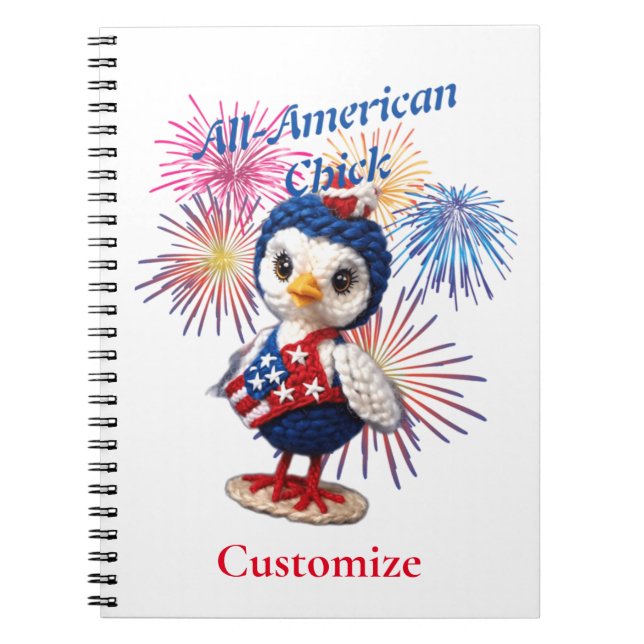 All-American Chick Thunder_Cove Anteckningsbok (Framsidan)